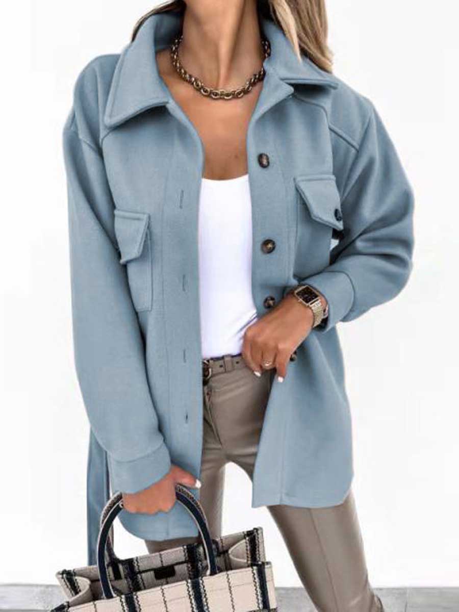 Veleaee Temperament Lapel Tweed Jacket