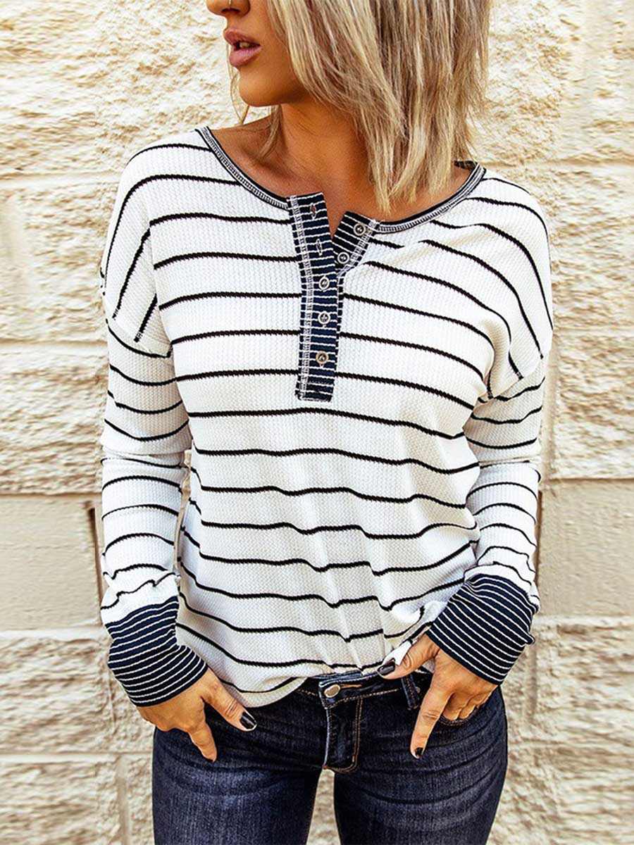 Veleaee Bottom Shirt Round Neck Loose Tops