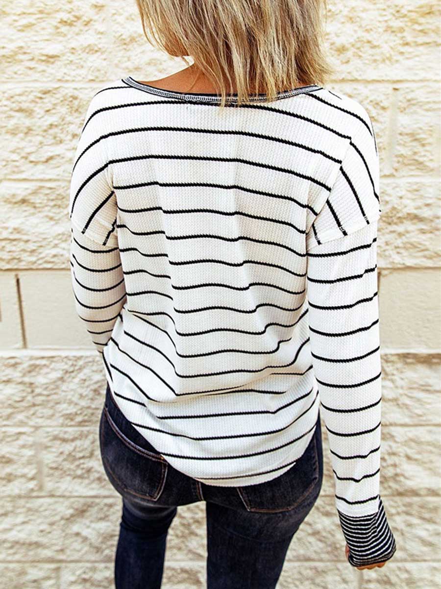 Veleaee Bottom Shirt Round Neck Loose Tops