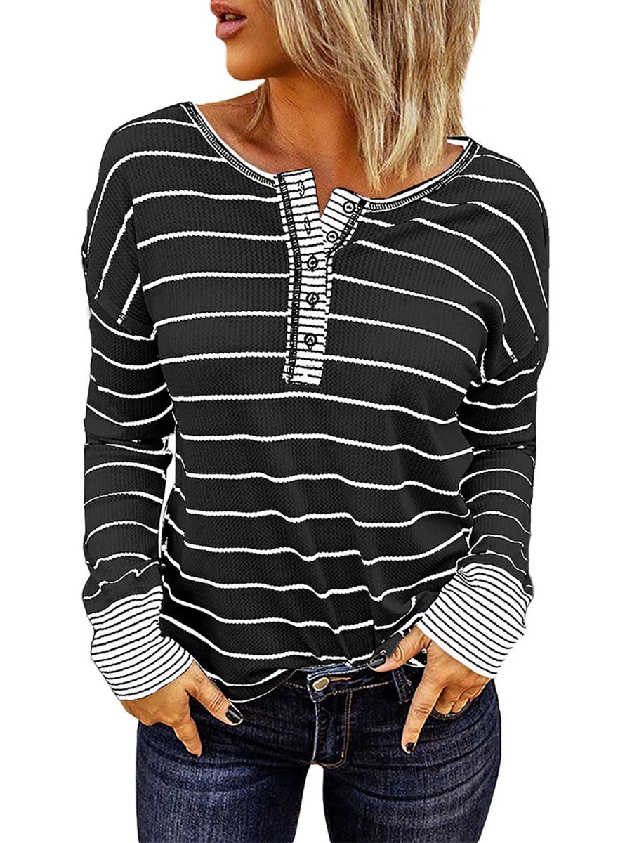 Veleaee Bottom Shirt Round Neck Loose Tops