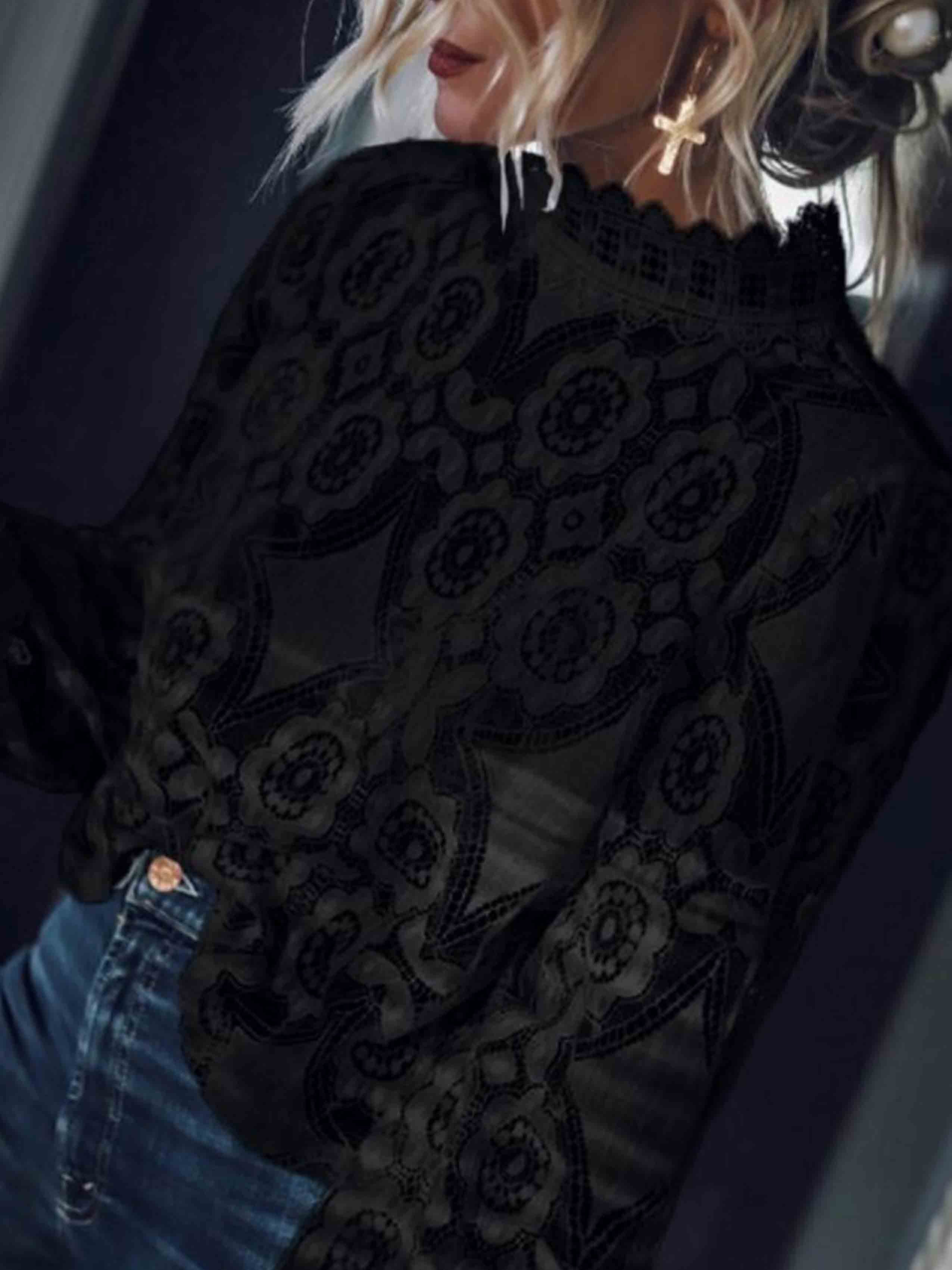 Veleaee Sexy Lace Tops