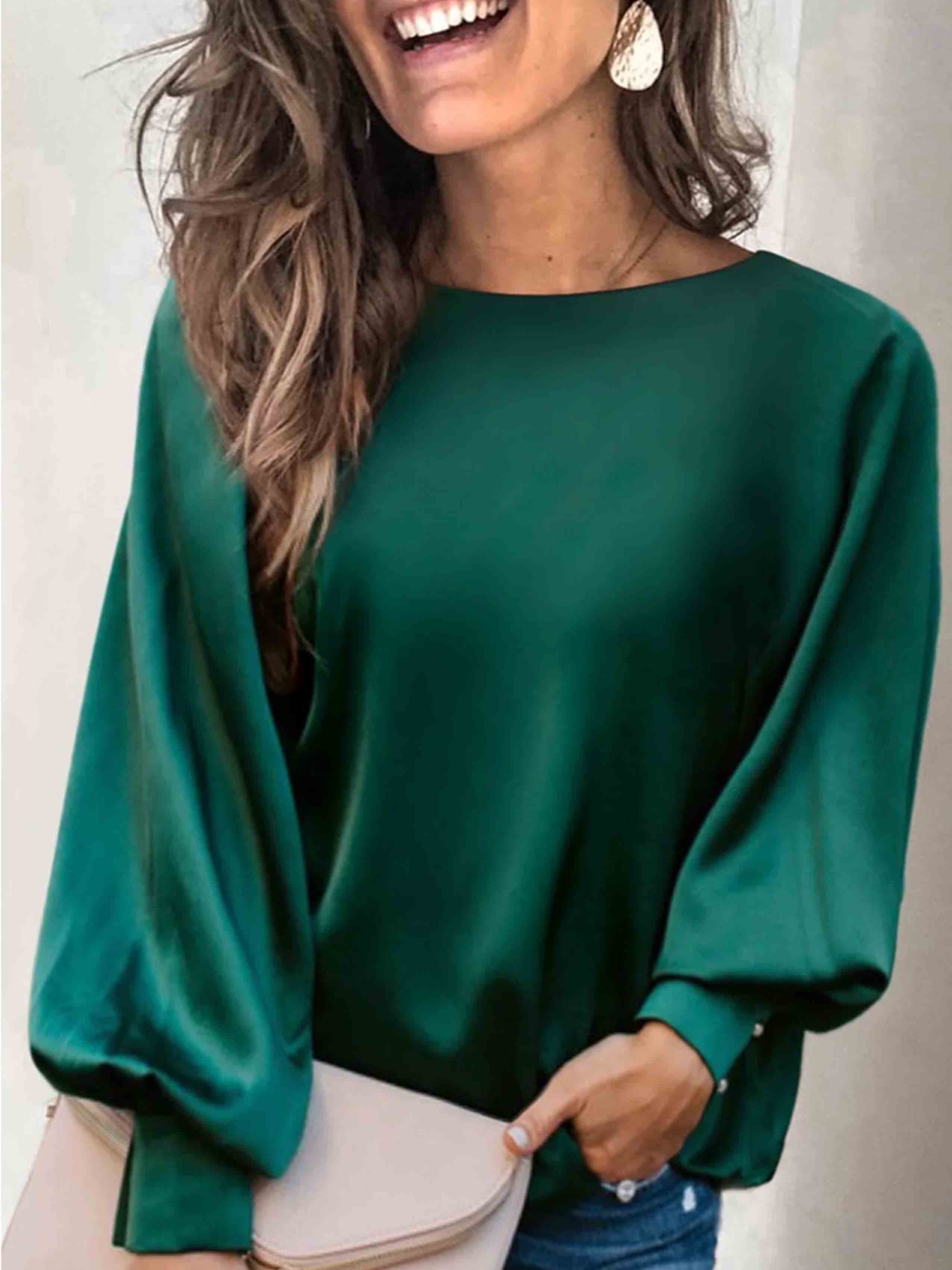 Veleaee Basic Casual Blouse