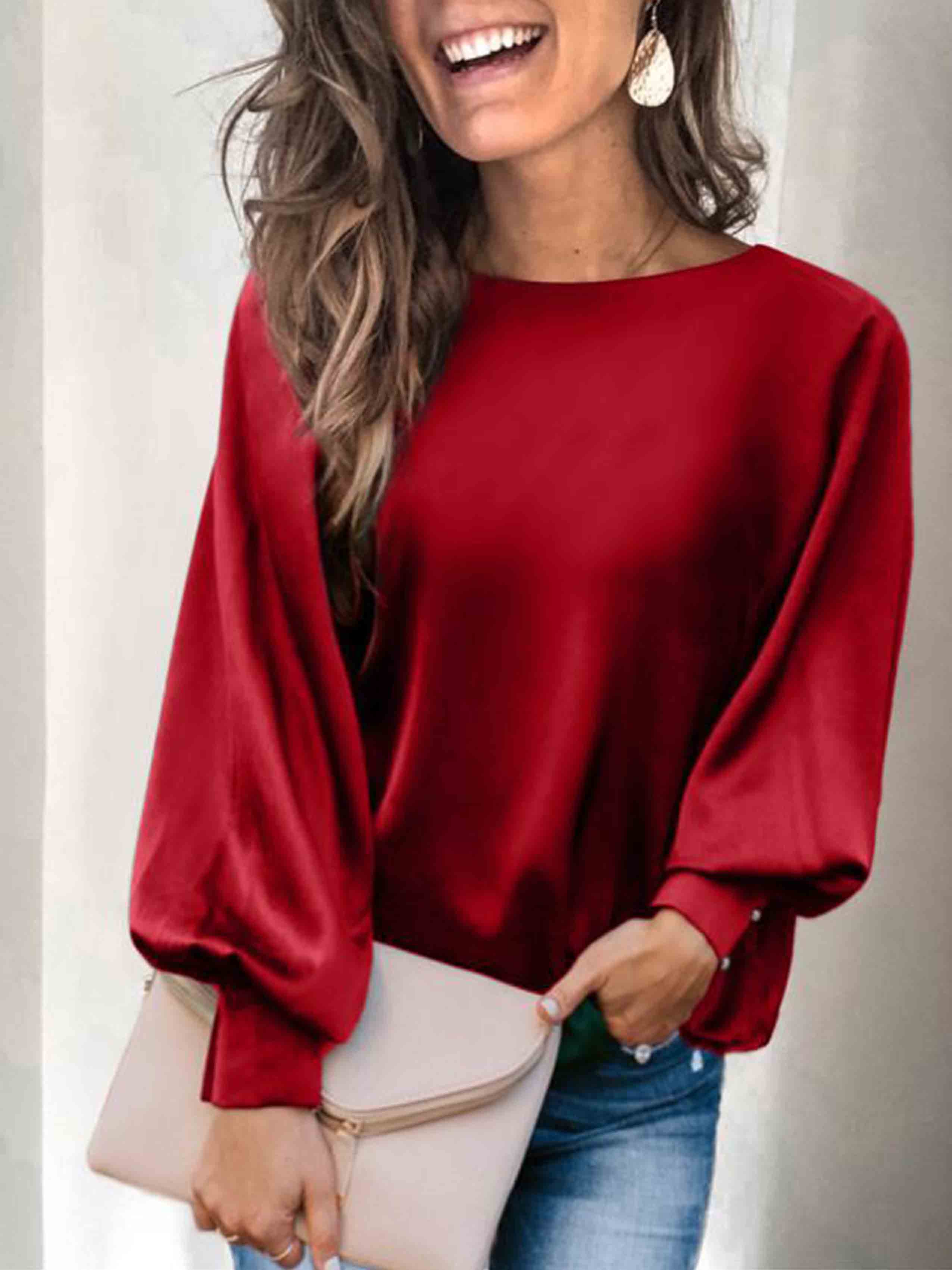 Veleaee Basic Casual Blouse