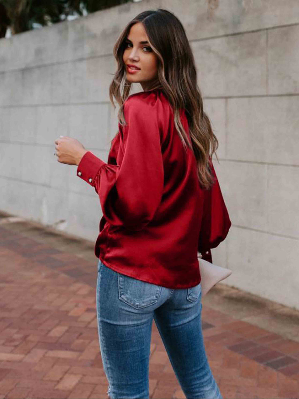 Veleaee Basic Casual Blouse