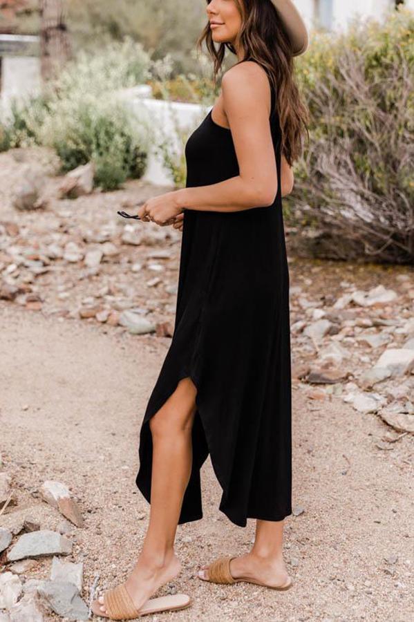 Veleaee Feel That Sunshine Cutest Cross Detail Dress